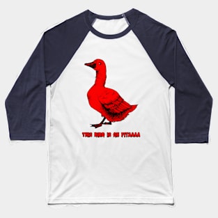 This Bird is on Fire. Baseball T-Shirt